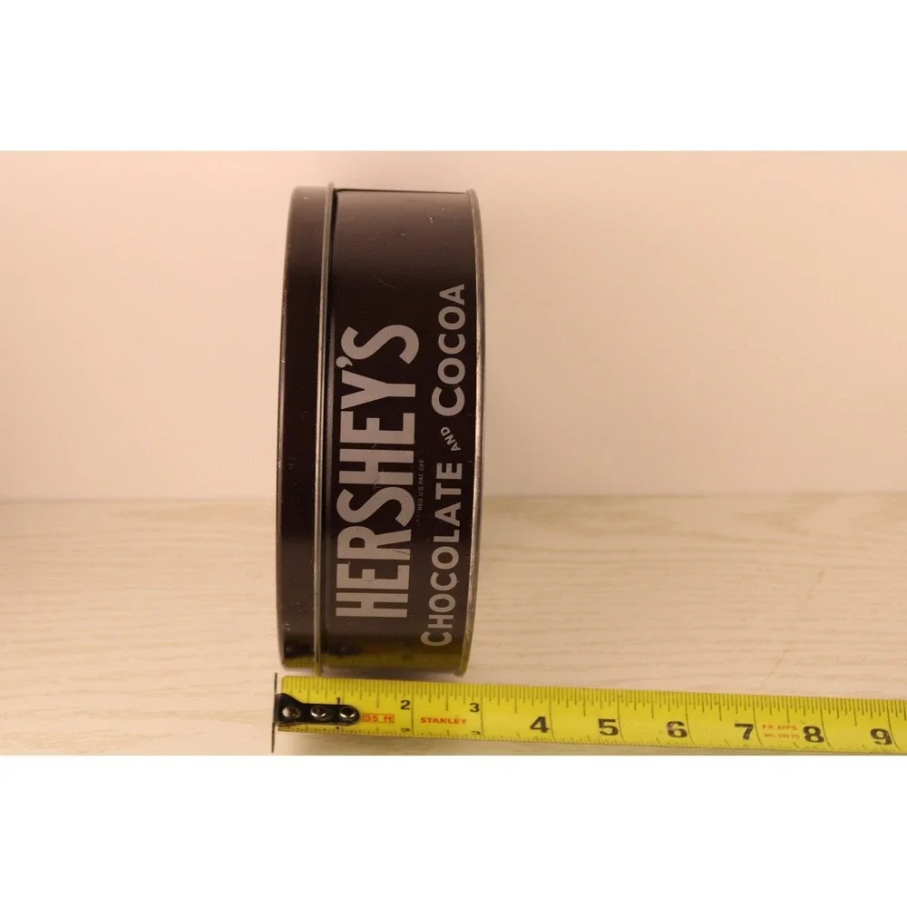 Hershey's‎ Cocoa Round Tin Storage Set - Vintage Chocolate Collectible Tins